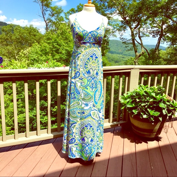 ♥️Loft Maxi Dress Sz 12 - Picture 6 of 6